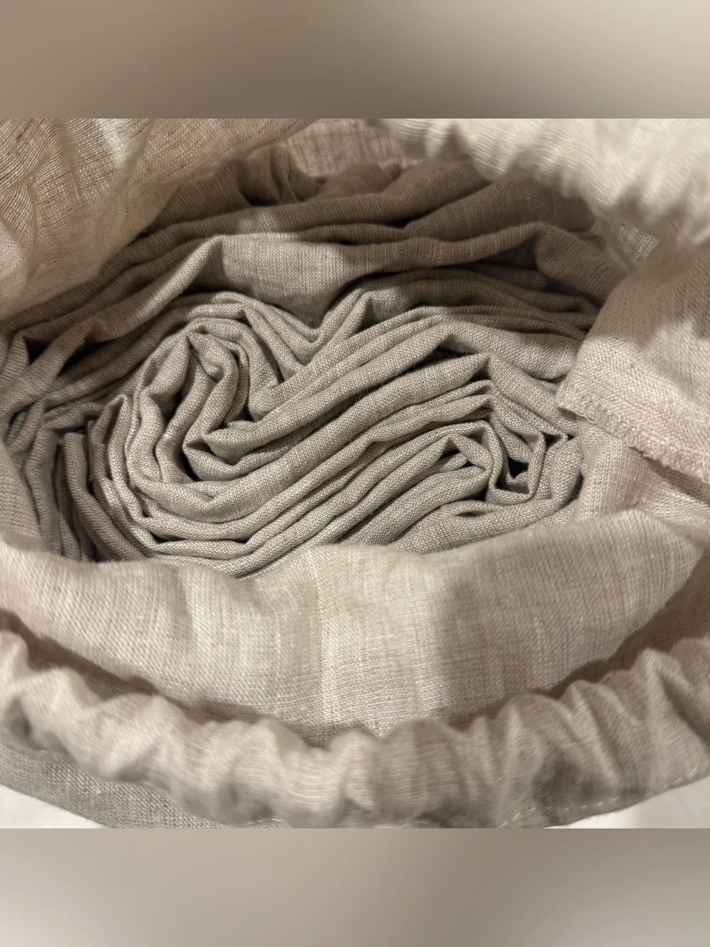 New Quince European Linen Duvet Cover Set Full/Queen - Chambray $194